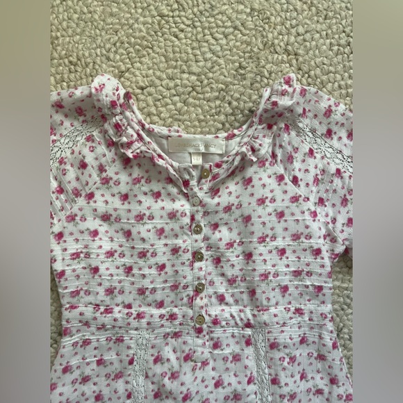 LoveShackFancy Pink Floral Girls Dress ( size 5-6) - Picture 2 of 10